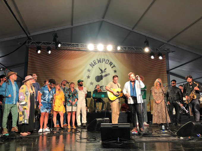 A tribute to the late John Prine at the 2021 Newport Folk Festival